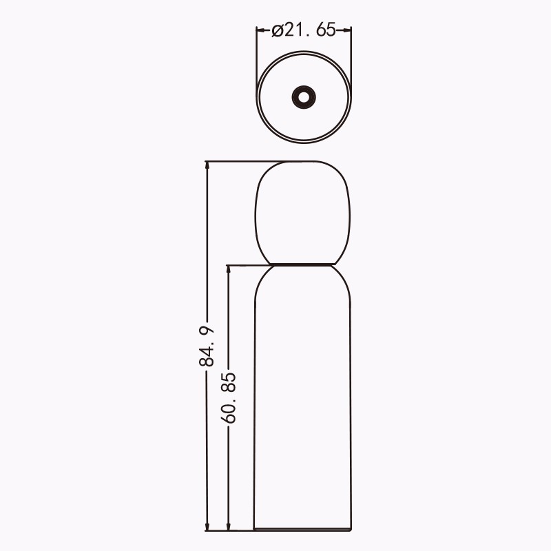 CZ068-7  CUSTOM-SHAPED LIP GLOSS TUBE MADE OF PETG