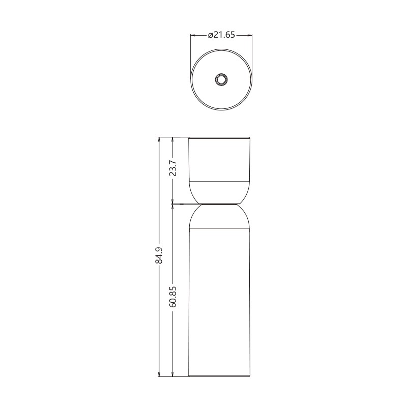 CZ068-2 CUSTOM-SHAPED LIP GLOSS TUBE MADE OF PETG