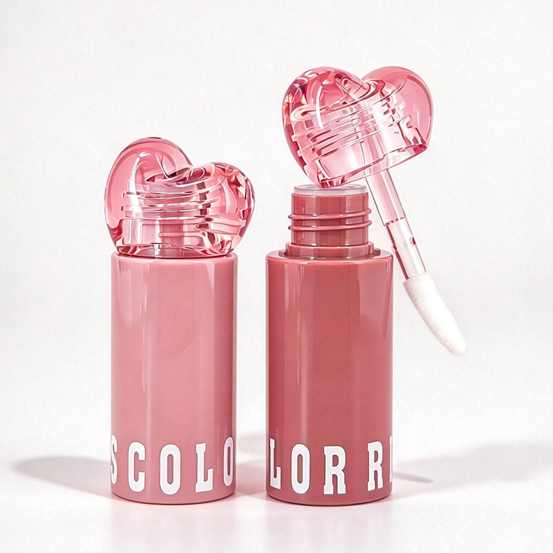 CZ075 MINI HEART-SHAPED LIP GLOSS TUBE